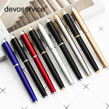 Fashion Metal Ballpoint Pen Simple Business Gel Pens School Office Metal Roller Ball Pen For Writing Office Stationery Supplies 2024 - buy cheap