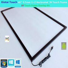 Xintai Touch-Marco táctil infrarrojo de empalme, 298 pulgadas, 55 pulgadas, 3 × 6, Panel táctil IR con 10 puntos de contacto para pared de vídeo LED/LCD 2024 - compra barato