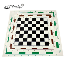Jogo de xadrez plástico bstfamly 35/43/51cm tabuleiro de xadrez 37/47/57mm verificador dobrável tabuleiro de xadrez internacional ib3 2024 - compre barato