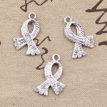 12pcs Charms Scarf 23x16mm Antique Making Pendant fit,Vintage Tibetan Bronze Silver color,DIY Handmade Jewelry 2024 - buy cheap