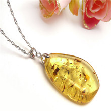 37x24x7mm Fashion Jewelry Pendant Bead Women Femme Necklace Genuine Natural Waterdrop Yellow Gold Crystal Quartz  Pendant 2024 - buy cheap