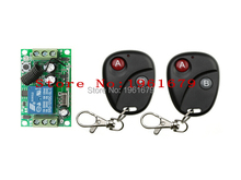 DC 12 v 1 channal  wireless remote control switch  315MHZ/433MHZ  1   receiver+2  transmitter  garage door / window /lamp