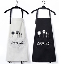 Delantal de cocina ajustable para hombre y mujer, delantales Vintage impermeables, estilo europeo, para cocinar y hornear, para restaurante, AT23 2024 - compra barato