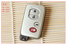 Carcasa de llave remota para Toyota Crown Corolla RAV4 Camry, carcasa para mando a distancia con 4 botones y entrada sin llave 2024 - compra barato