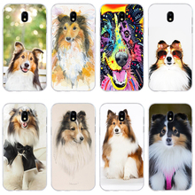 50 H sheltie de silicona suave de la cubierta del Tpu del caso de teléfono para Samsung j3 j5 j7 2016 2017 a3 2016 a5 2017 a6 2018 2024 - compra barato