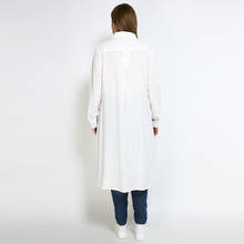 Plus Size Women Blouses Long Shirts 2017 Long Sleeve White Autumn Winter Shirts Womens Tops Turn-down Collar High Split Blouse 2024 - buy cheap