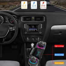 Car 1.3 Inches LCD Screen MP3 Player Bluetooth Handsfree Speaker 2 USB Port Charger EQ Control 2024 - buy cheap