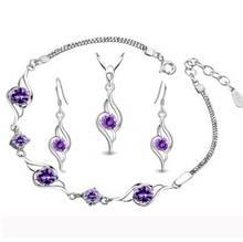 100% Silver 925 AAA Jewelry Sets for Women Angel Wings Necklace+Earring+Bracelet Solid Silver Free Shipping JN27JE42JB19P 2024 - buy cheap