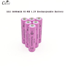 10pcs Ni-MH 1.2V AAA Rechargeable Battery 1600mAh 3A Neutral Battery Rechargeable battery for toys camera 2024 - buy cheap