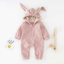 Одежда для детей, Детский комбинезон с милым Кроликом, унисекс, костюм для новорожденного, для девочек и мальчиков 2024 - купить недорого