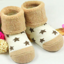 3Pair 100% Cotton Baby Infant Children Sock Lovely Star Socks Suitable 3M-3 Year Newborn Non-Slip Sock Kis Children's Clothing 2024 - buy cheap