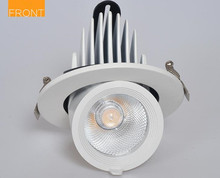 Holofote embutido para teto, lâmpada led cob com ângulo de feixe de luz ajustável de 10 lâmpadas 5w 2024 - compre barato