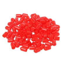 100PCS 6mm Red Protective Cover Rubber Covers Dust Cap For SMA Connector 2024 - buy cheap