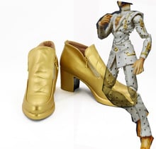 JoJo's Bizarre Adventure Golden Wind Cosplay Bruno Bucciarati Cosplay Shoes Boots Costume Accessories 2024 - buy cheap