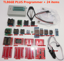 Programador V8.3 TL866II PLUS, 100% ORIGINAL, con clip IC, TSOP48, SOP28, AVR, MCU, Flash, EPROM, reemplazo, TL866A/CS 2024 - compra barato