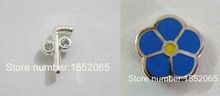 1 set of 2pcs  Masonic Tubal Cane Lapel Pin and forget-me-not badge emblem 2024 - buy cheap