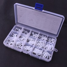 Wholesale 225Pcs 15 Sizes Silicon O Ring O-Ring White Mini Round ORing Washer Seals Assortment Kit Set With Case 2024 - buy cheap