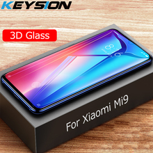 Keysion película de vidro temperado 3d para xiaomi mi 9, proteção de tela 9h para xiaomi rdmi note 7, cobertura completa 2024 - compre barato