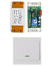 Ac220v 1ch transmissor receptor interruptor de controle remoto sem fio para aparelhos porta da garagem janela lâmpada