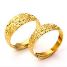 new arrival punk gold color open rings for women & men stainless steel wedding bands adjustable ring couple fashion Jewelry 2024 - buy cheap