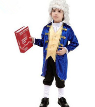 blue royal costume for boy blue prince costumes for boy masquerade party costumes for children halloween costumes 2024 - buy cheap