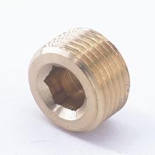 M18x1.5mm Metric male Thread Brass Pipe Countersunk Plug Internal hex head socket Allen Head Pipe fittings 2024 - buy cheap