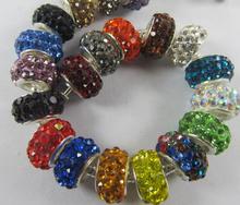 OMH wholesale 20Pcs 12x7mm mix colorful jewelry DIY big hole AAA crystal Suitable for bracelet necklace European beads  ZL575 2024 - buy cheap