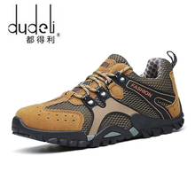Zapatillas de senderismo transpirables para hombre, zapatos de escalada de montaña, exteriores, talla grande 38-46 2024 - compra barato