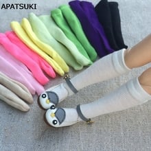 1pair 1/6 Doll Accessories Doll Stockings for Barbie Dolls Middle Tube Sock For Blythe 1:6 Blyth Doll Long Socks For Momoko 2024 - buy cheap