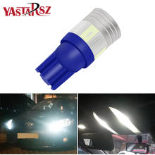 1PCS T10 W5W 194 168 Auto Lamp Bulb 5630 SMD 6 LED 6SMD 5730 Xenon White Car Parking lights with Projector Lens Aluminum DC12V 2024 - buy cheap