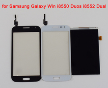 Для Samsung Galaxy Win i8550 Duos i8552 двойной ЖК-дисплей панель экран монитор модуль + сенсорный экран дигитайзер стеклянный датчик 2024 - купить недорого