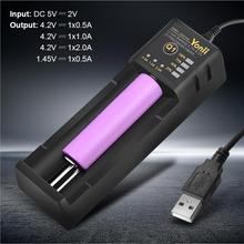 18650 Battery Charger 26650 USB Smart Nickel Hydrogen AA AAA 21700 Single Slot Lithium Battery Charger Certified 2024 - buy cheap