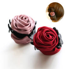 Fashion Elegant Korean Plastic Teeth Rose Flower Headwear Women Hair Claw Clips Female Hair Accessories 2024 - buy cheap