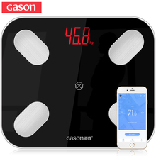 GASON S4 напольные весы научно-исследовательских умный электронный светодиодный цифровой Вес Ванная комната баланс Bluetoot 2024 - купить недорого