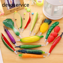 Bolígrafo con forma de frutas y verduras para estudiantes, bolígrafo con imanes, Material de oficina, suministros escolares, Rollerball, novedad 2024 - compra barato
