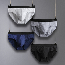 Men Briefs 4Pcs/lot Cotton Men Underwear U Stytle Solid Soft Male Underpants High Quality Boys Panties Shorts Plus Size L-3XL 2024 - buy cheap