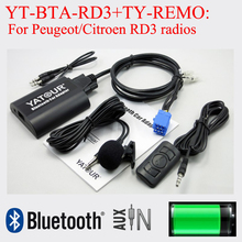Yatour Bluetooth music play phone call hands free kit for Peugeot Citroen RD3 car radios 2024 - buy cheap