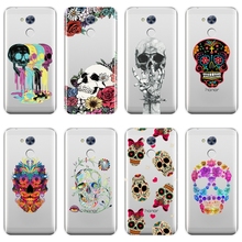Back Cover For Huawei Honor 6A 4C 5C 6C Pro Soft Silicone Skull Skeleton Flower Phone Case For Huawei Honor 4X 5A 5X 6 6X Case 2024 - buy cheap