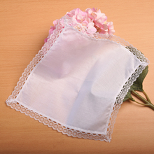 12pcs DIY handmade graffiti handkerchief Personalized white lace handkerchief, woman wedding gifts squares Cotton Handkerchiefs 2024 - buy cheap