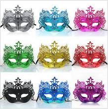 Free Shipping , red pink green blue gold silver black Wedding Masks,Halloween party prince Masks,masquerade Masks 2024 - купить недорого