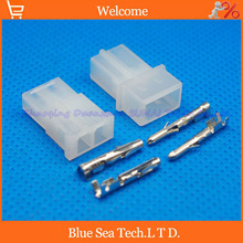 20 sets 2 Pin/way 5.08mm pitch 8981-2P Electrical connector kit (Housing+Terminal) for PCB/car/boat/motorbike ect 2024 - buy cheap