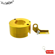 XLSION Aftermarket Gold Air Filter Adapter With Choke Bracket For Predator 301cc 420cc GX340 GX390 Racing Lawnmower Minibike 2024 - buy cheap