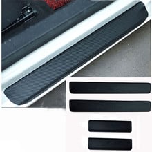 Carbon Fiber Sill Sticker Auto Door Protection Anti Scratch None Slip Car Door Welcome Pedal For kia Optima Car Accessories 2024 - buy cheap