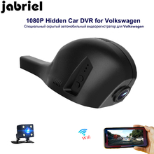 Jabriel-câmera automotiva com gravador oculto, 1080p, lente dupla, para veículos volkswagen, geral, cc, sharan, 2015 2024 - compre barato
