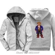 Print Sweatshirt Men Guybrush Threepwood Sweatshirt , Pixel Secret Of Monkey Island 8 - Bit , Retro Game hoodie Cool Jacket Tops 2024 - buy cheap