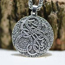 LANGHONG 10pcs Nordic Viking Dragon Necklace for men and women Amulet Necklace Talisman 2024 - buy cheap