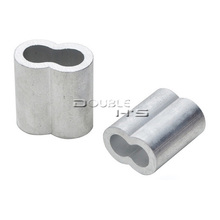 500pcs/lot 5mm Aluminum Cable Crimps Sleeves Rope Clip Fittings Loop Sleeve 2024 - buy cheap