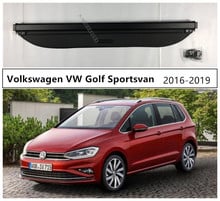 Задний багажник защитный щит грузовой Чехол для Volkswagen VW Golf Sportsvan 2016 2017 2018 2019 высокое качество автомобильные аксессуары 2024 - купить недорого
