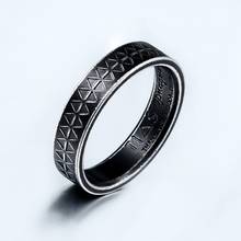 2019 New Punk Europe And The United States Retro Serrated Tattoo Totem Ring Men And Women Fashion Ring Men'S Jewelry 2024 - buy cheap