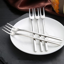 5pcs/set Creative Stainless Steel Fruit Forks 304 Dessert Fork Snack Cake Fork Food Picks 2024 - buy cheap